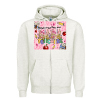Oatmeal Heather teachers teach them love them grow Zipper Hoodie - MaliasSmallBusiness