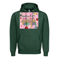 Sports Green teachers teach them love them grow Zipper Hoodie - MaliasSmallBusiness