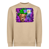 Mushroom highland cow halloween Heavyweight Sweatshirt - JahusDesignShop