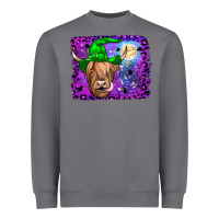 Storm highland cow halloween Heavyweight Sweatshirt - JahusDesignShop