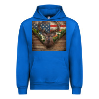 Cobalt usa deer hunting Urban Hoodie - CowGirlArtShop
