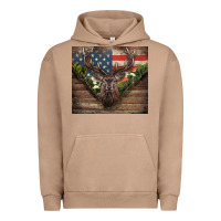 Pigment Burro usa deer hunting Urban Hoodie - CowGirlArtShop