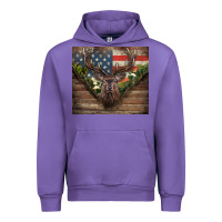 Tulip usa deer hunting Urban Hoodie - CowGirlArtShop