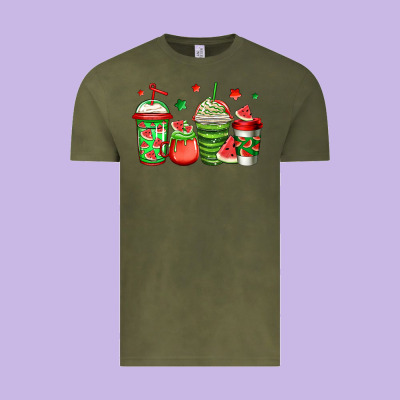 Watermelon Coffee Vintage Tee Designed By Jasminsmagicworld