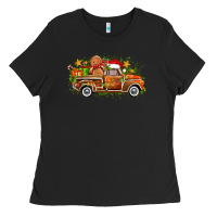 Christmas Gingerbread Truck Ladies Tee | Teevron
