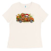 Bone christmas gingerbread truck Ladies Tee - Zillion Design Studio