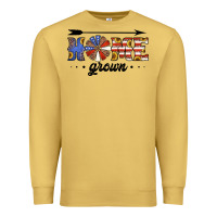 Antique Gold home grown american flag windmill Premium Sweatshirt - Jasminsmagicworld