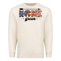 Sandshell home grown american flag windmill Premium Sweatshirt - Jasminsmagicworld