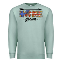 Seafoam home grown american flag windmill Premium Sweatshirt - Jasminsmagicworld