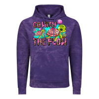 Cloud Purple go with the flow Vintage Hoodie - AdoDesignShop
