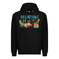 Black assistant principal Premium Hoodie - NancyCooperArtShop