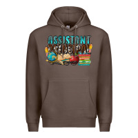 Coffee assistant principal Premium Hoodie - NancyCooperArtShop