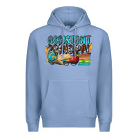 Colony Blue assistant principal Premium Hoodie - NancyCooperArtShop