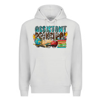 Dove Grey assistant principal Premium Hoodie - NancyCooperArtShop