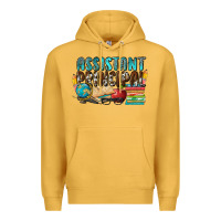 Mustard assistant principal Premium Hoodie - NancyCooperArtShop