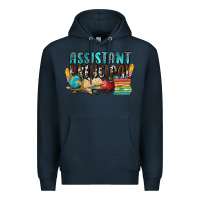 Navy assistant principal Premium Hoodie - NancyCooperArtShop