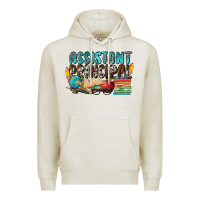 Oatmeal Heather assistant principal Premium Hoodie - NancyCooperArtShop