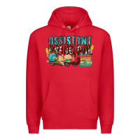 Red assistant principal Premium Hoodie - NancyCooperArtShop