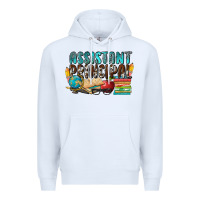 White assistant principal Premium Hoodie - NancyCooperArtShop