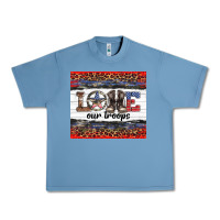 Pebble Blue armed forces day love our troops Urban Heavy Tee - Artiststas