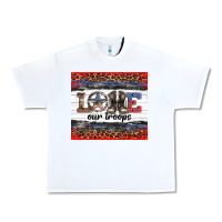 White armed forces day love our troops Urban Heavy Tee - Artiststas