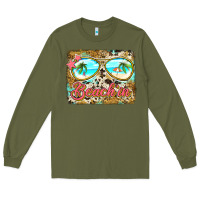 Army Green beach'in sunglasses Long Sleeve Tee - Jasminsmagicworld