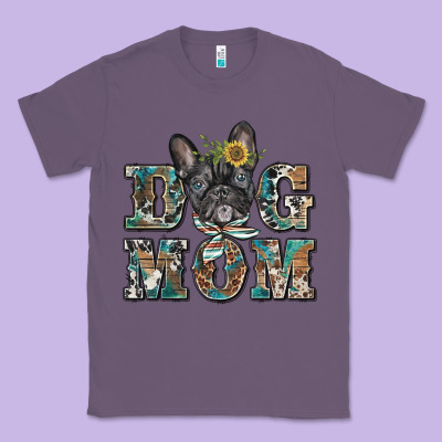 Dog Mom French Bulldog Classic Tee Designed By Barkaloodesign