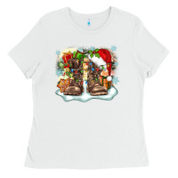White army christmas Ladies Tee - Zillion Design Studio