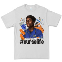 Dove Grey afro man nurse life Premium Tee - texasbilliewilder