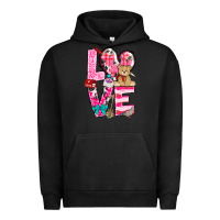 Pigment Black Love Valentine's Day Urban Hoodie - HowdyJamesFarm