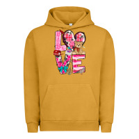 Pigment Peanut Butter Love Valentine's Day Urban Hoodie - HowdyJamesFarm