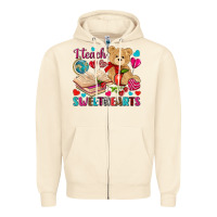 Sandshell i teach sweethearts Zipper Hoodie - NancyCooperArtShop