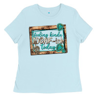 Baby Blue feeling kinda idgafish today Ladies Tee - texasbilliewilder