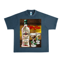 Midnight Navy martini Urban Heavy Tee - AdoDesignShop