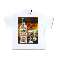 White martini Urban Heavy Tee - AdoDesignShop
