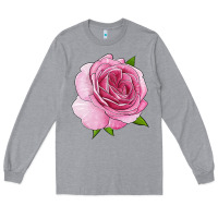 Heather Grey all dressed up rose Long Sleeve Tee - LillyAllenDesigns
