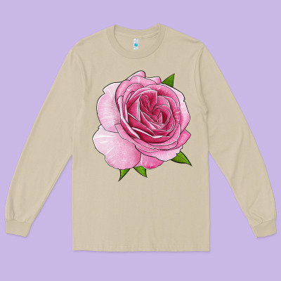 All Dressed Up Rose Long Sleeve Tee Designed By Lillyallendesigns