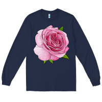 Navy all dressed up rose Long Sleeve Tee - LillyAllenDesigns
