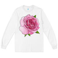White all dressed up rose Long Sleeve Tee - LillyAllenDesigns