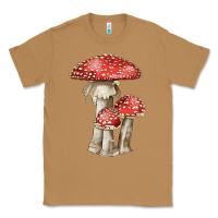 Toasted Coconut Autumn Mushroom Illustrations Classic Tee - LillyAllenDesigns