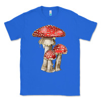 True Royal Autumn Mushroom Illustrations Classic Tee - LillyAllenDesigns