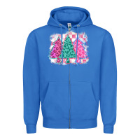 True Royal christmas leopard trees Zipper Hoodie - MaliasSmallBusiness