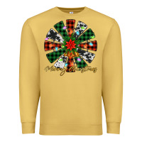 Antique Gold merry christmas windmill Premium Sweatshirt - Jasminsmagicworld