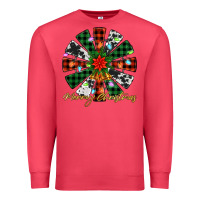 Cardinal merry christmas windmill Premium Sweatshirt - Jasminsmagicworld