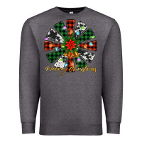 Charcoal Heather merry christmas windmill Premium Sweatshirt - Jasminsmagicworld