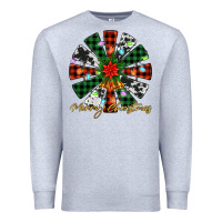 Heather Grey merry christmas windmill Premium Sweatshirt - Jasminsmagicworld