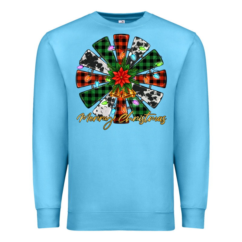 Merry Christmas Windmill Premium Sweatshirt by Jasminsmagicworld | Teevron