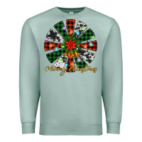 Seafoam merry christmas windmill Premium Sweatshirt - Jasminsmagicworld