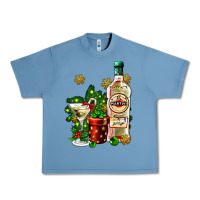 Pebble Blue cocrtail martini and gift and snow Urban Heavy Tee - AdoDesignShop