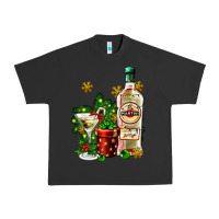 Pigment Black cocrtail martini and gift and snow Urban Heavy Tee - AdoDesignShop